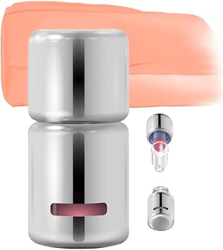 Aztk Liquid Blush, AZTK Jelly Color Liquid Blushs, Liquid Blush for Cheeks, Contour Stick with Sponge Head, 3 In 1 Matte Nude Pink Orange Makeup Blusher Cream (JC07)