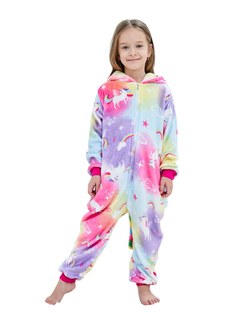PlushCosplayKids Unicorn Onesie Pajamas Halloween Costume