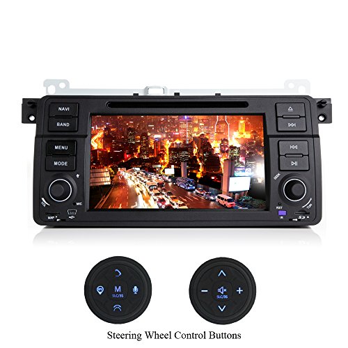 Navegación de automóvil Android para BMW M3 y Serie 3 E46 con pantalla táctil de 7"