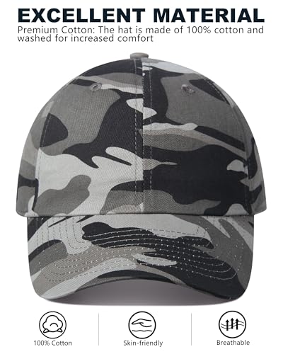 Image of GADIEMKENSD UPF 50+ Outdoor Hat Folding Reflective Running Cap Unstructured Sport Hats for Men & Women