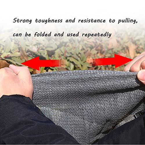 Auvent en polyester robuste avec bâche en maille respirante grise - 5