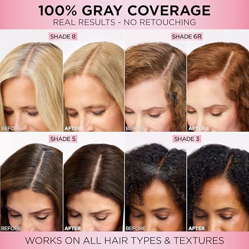 l39oreal paris excellence crme permanent hair dye triple care hair color with pro-keratine complex for 100 gray hair coverage 4 dark brown 1 kit