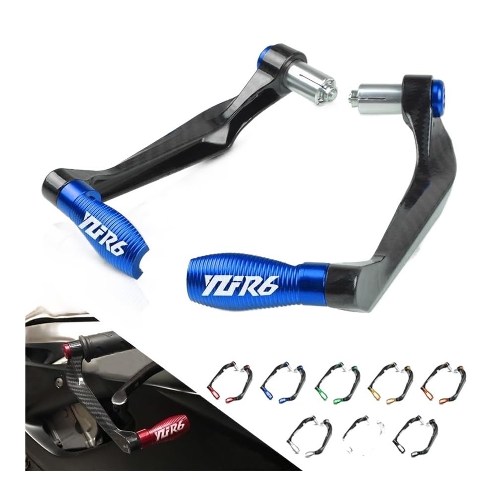Protector Manetas Moto Uso apto for Yamaha YZF R6 motocicleta freno embrague palancas Protector YZFR6 1999 2000 2001 2002 2003 2004 2005 2007 2008 2009 2010 Freno Manillar Protector(Black YZFR6)