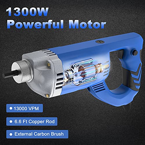 IMAYCC Betonrüttler 1300W 220V 4300 U/min, 2m Schlauchlänge aus Kupfer Betonwerkzeuge - Image 4