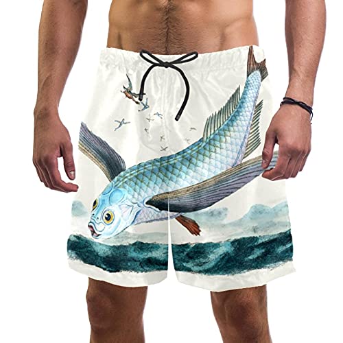 Short de bain vintage Flying Fish doublé maille anti-frottement S