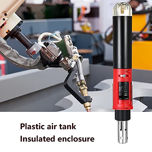 Lötkolben-Kit 12 in 1 Gaslötkolben-Set Automatische Zündung Gasbrenner zum Löten Heißschneiden Schweißen(rot) – Bild 6
