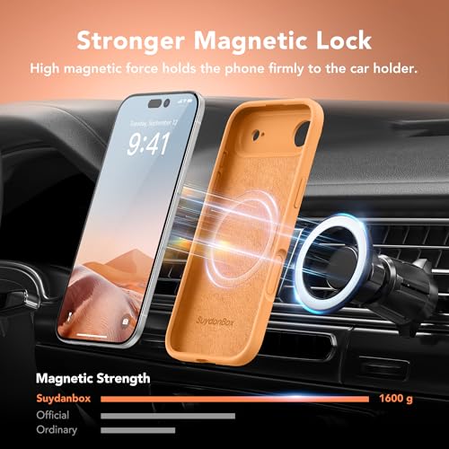 Image of Magnetic for iPhone Air Case Silicone Cantaloupe