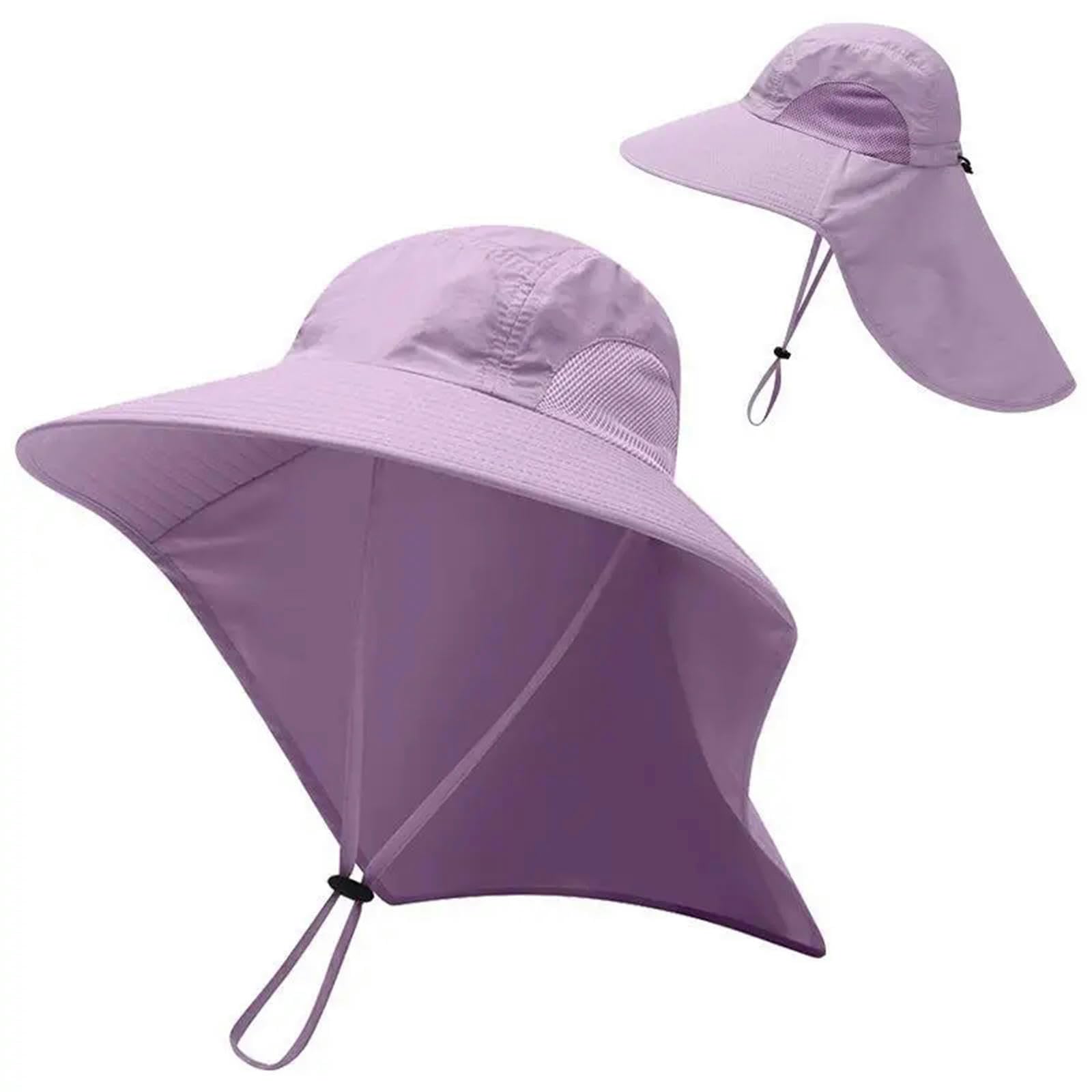 Kapelusz typu bucket z szerokim rondem czapki baseballowe dla kobiet i mężczyzn chłodząca czapka na szyję do wędrówek wędkarskich czapka outdoorowa z klapką