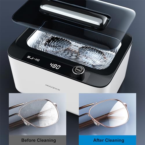 Hogance Ultraschallreinigungsgerät Ultraschallreiniger 900ML/50W, 45kHz Digitaler Ultraschallgerät...