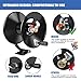 MEKOH Pressure Washer Hose Reel 50ftx3/8” / 65ftx1/4”, 4000PSI Heavy Duty Power Washer Hose Reel with M22-14 Fitting, Hand Crank Metal Reel with Wall/Trailer/Van Mount, Manual Hose Reel for Water