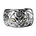 KnBob Chinois Mythique Glutton Bague Homme Garçon Bague Taille Réglable Argent 925