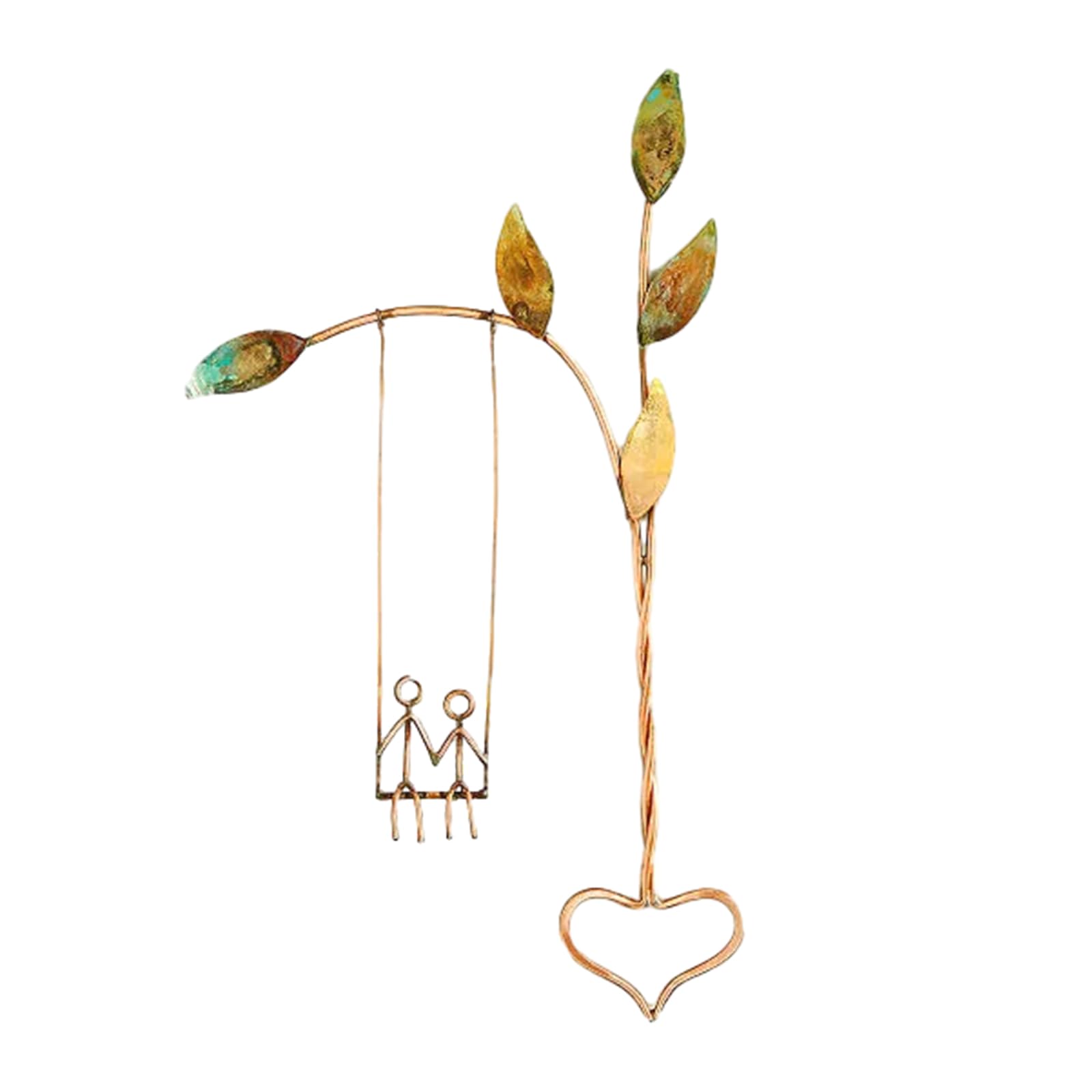 carotoe Wall Decorations, Rooted in Love Swing Sculpture Wall Art, Hangings Ornaments for Home, Bedroom, Living Room, Decor Couple on Swings Art