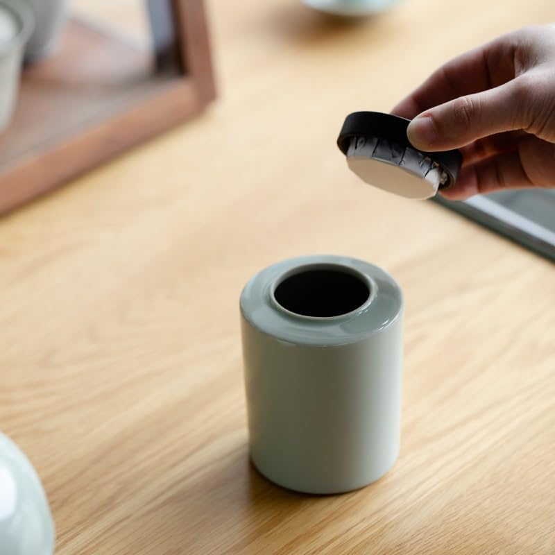 SONGCHAO Sugar Jar Ceramic Tea Cans Household Sealed Cans Storage Cans Portable Storage Cans Storage Cans Tea Cans Tea Canister