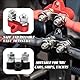 GGUFAY 2STK M8 Sammelschiene, einzelne M8-Bolzen Stromverteiler-Klemmenblock, positive negative Batterie-Sammelschiene für Auto, Auto, Boot (rot und schwarz)