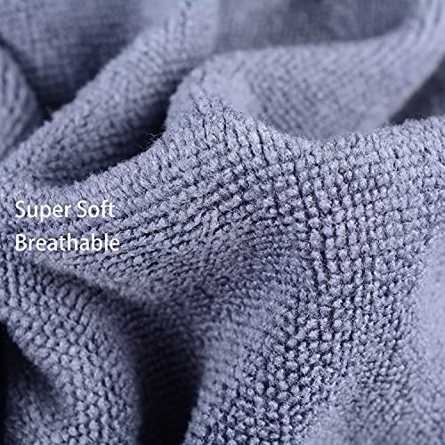 Mars Wings MDYJ-GREY-002 Large Bath Towels, Grey Beach Towel, Large Microfiber Bath Towel, Quick Dry Bath Towels, Bath Sheet thumb #3