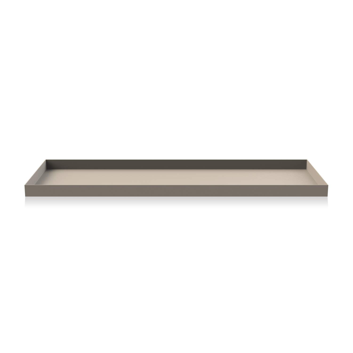 Cooee Design HI-008-SA Stainless Steel Tray in Sand Colour 50 cm x 18 cm x 2 cm