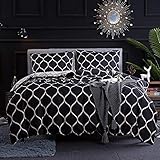 【Material】: Die Bettwäsche besteht aus 100% Microfaser polyester, extra weich und Allergiker geeignet.