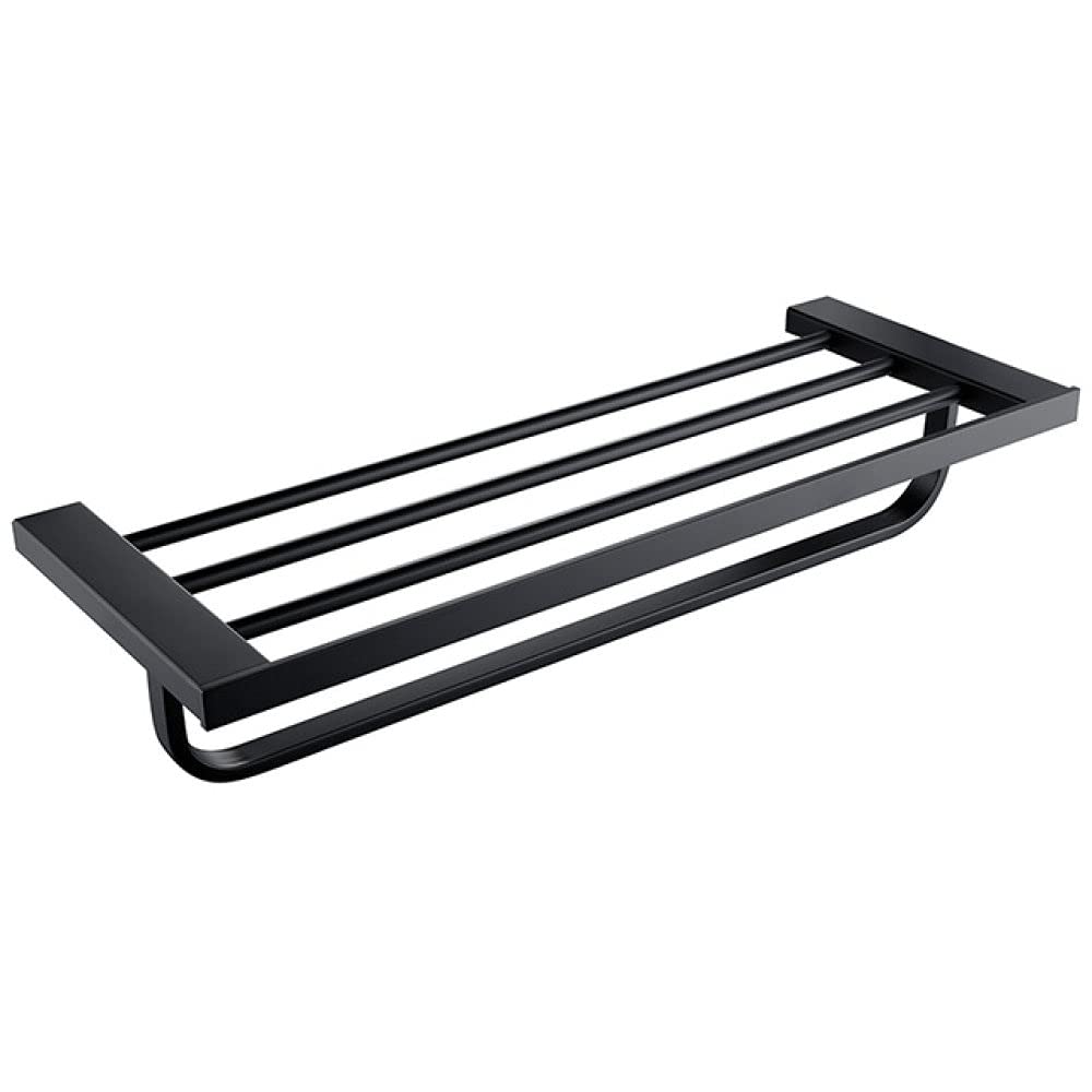 Set de accesorios de baño negro mate de acero inoxidable con soporte de papel