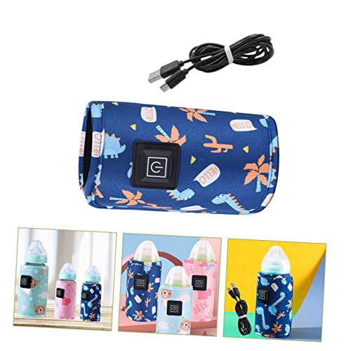 TOYANDONA 1 Conjunto Aquecedor USB De Leite Materno Quente Mãos Livres Suporte De Mamadeira De Viage