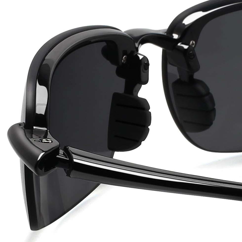 Image of JULI Sports Sunglasses for Men Women Tr90 Rimless Frame for Running Fishing Baseball Driving MJ8001