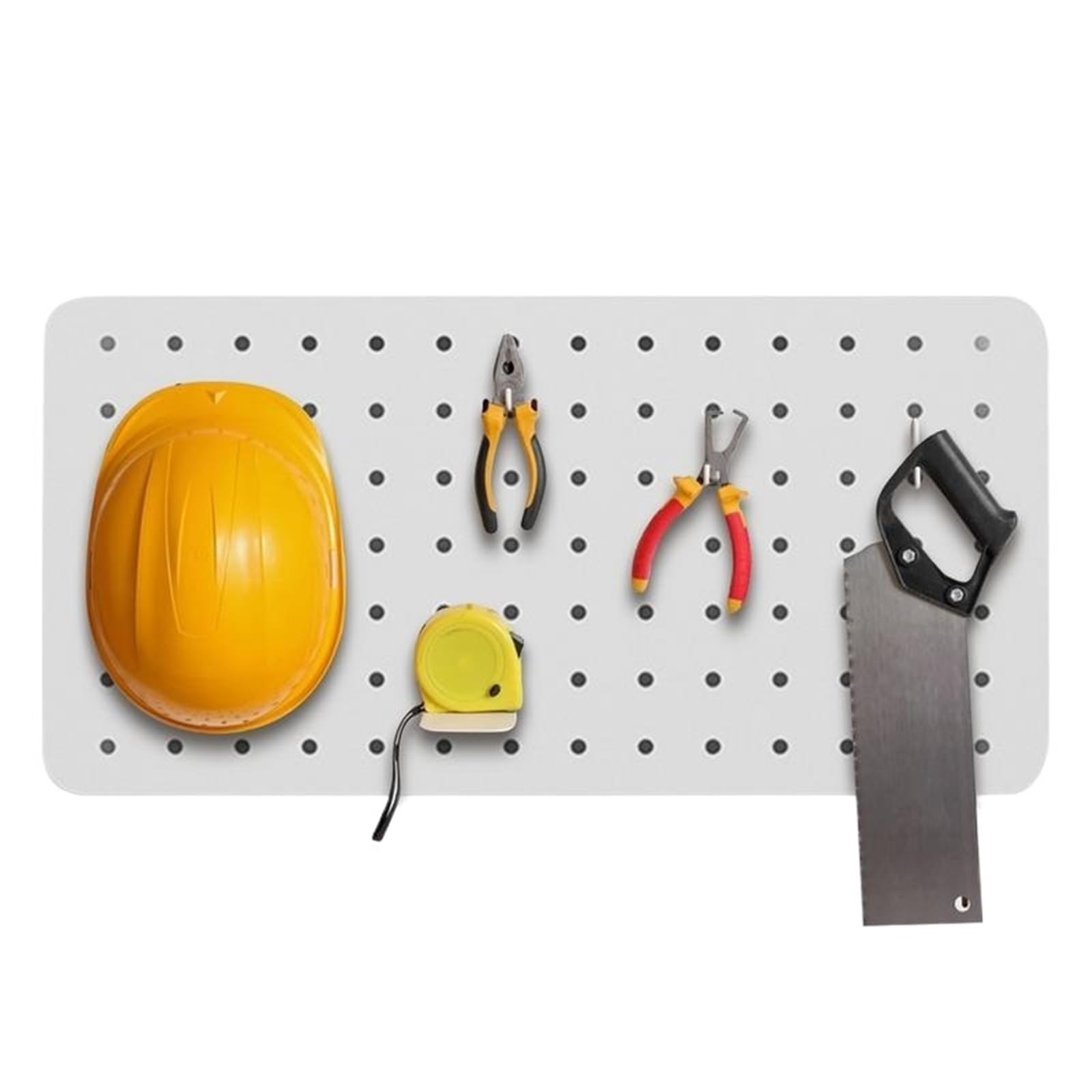 RUWLFE Peg Boards for Wall Board Walls Display No Punching Save Space Pegboards Panels for Garage Workshop for Wall Organizer