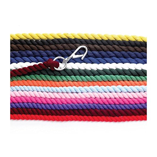 Hy lead rope. cotton lead rope (Orange)