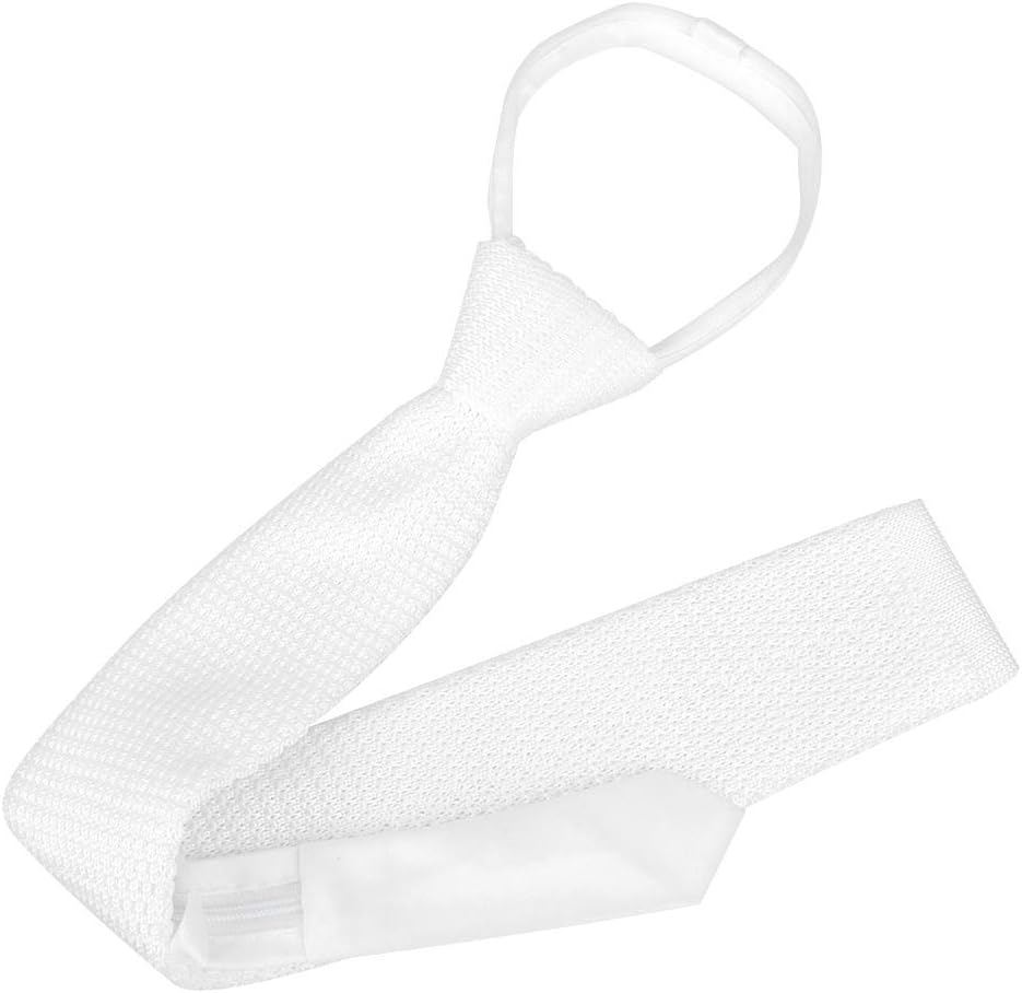Stylish Horse Riding Necktie, White Cotton Equestrian Necktie Stock Tie Unisex Male Female Horse Riding Accessory
