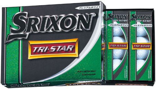 DUNLOP(ダンロップ) ゴルフボール SRIXON スリクソン トライスター TRI-STAR プレミアムホワイト 12P