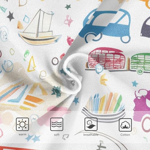 Colorful Transportation Vehicles Cars Toddler Girls's Underwear 2T 202c13813