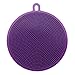 Produktbild DFGVKJ Reinigungsbürsten Silikon Dish Bowl Scheuerschwamm Pot Pan Leicht zu reinigende Waschbürsten Reinigungsschwämme Dish Cooking Tool  Round Purple