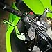 RIDE IT FOREVER Short Brake and Clutch Levers for ZX10R 06-15,ZX6R 2007-2018,ZX636 2007-2018,Z1000 2007-2016,Z1000SX/NINJA1000/TOURER 2011-2016,Z750R 2011-2012-Green