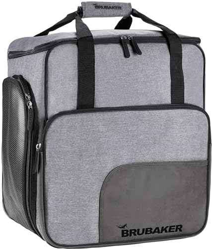 Skischuhtasche mit Helmfach von Brubaker – Komfortabler Rucksack für Skiausrüstung