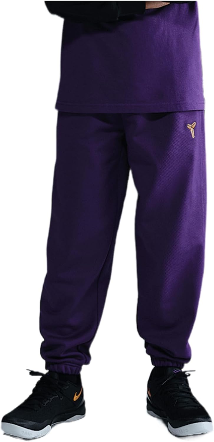 Kobe Big Kids' Therma-FIT Pants (HJ1015-547, Court Purple/University Gold/University Gold) Size Small