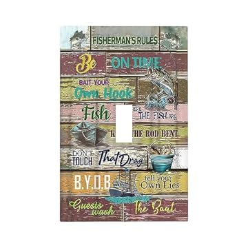 fishing light switch covers