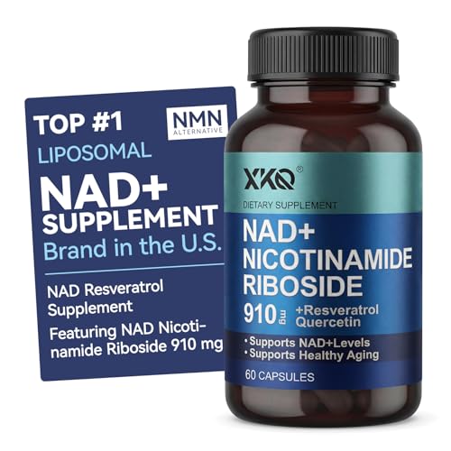 XKQ NAD Supplement, Liposomal NAD with Resveratrol｜NMN Supplement | NAD+ Supplement Resveratrol...