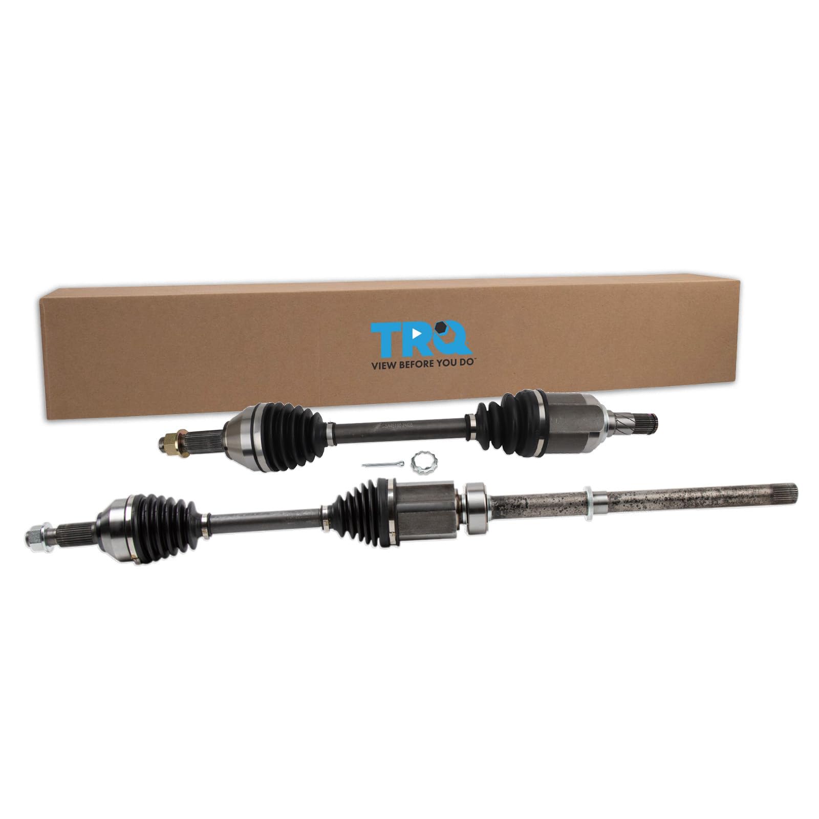 TRQ Front CV Axle Shaft Assembly Set Compatible with 15-18 Murano