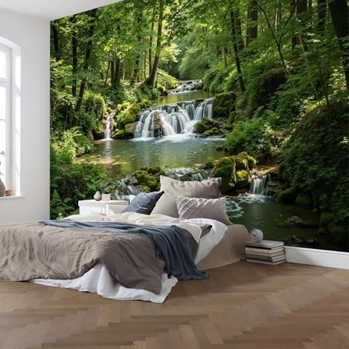 Papier peint soie panoramique forêt tropicale pour une ambiance zen - 6