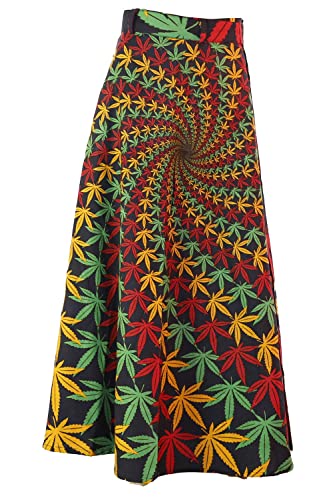 Sunshine Joy Hippie Wrap Skirt with Hidden Zippered Waist Pocket - Over 40 Designs