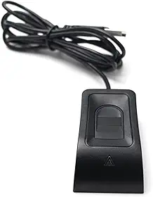 Leitor Biométrico de Impressão USB Portátil Scanner Compatível para Computador PC Laptop