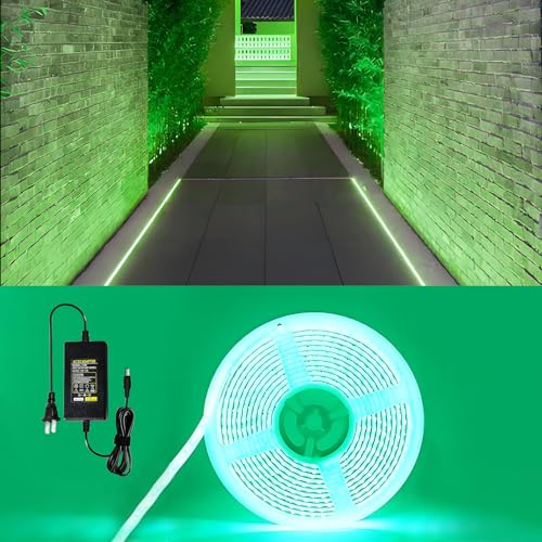 Tira de Luces LED Flexible Impermeable Verde IP68 con Fuente 12V 5A miniatura 1