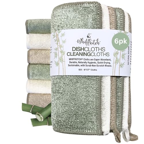 Whiffkitch Dishcloths Dishrags for Kitchen and...
