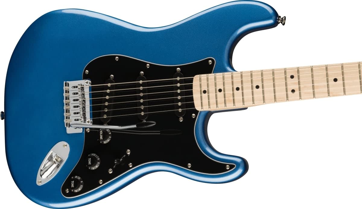 Amazon | Squier Affinity Series Stratocaster Maple FB BK PG Lake