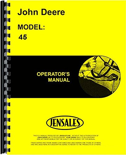 John Deere 45 Combine Operators Manual (21501-35000)