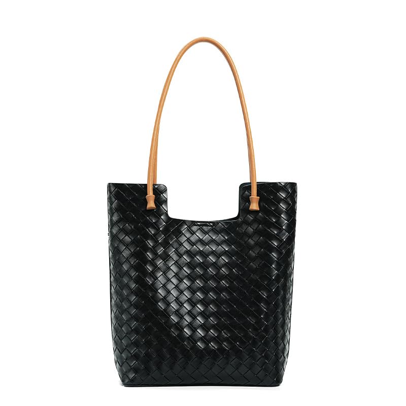 Sac fourre-tout tissé en cuir idéal pour le bureau et les sorties