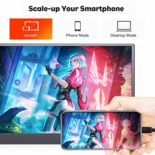 Portable Monitor, Eyoyo 11.6 Inch Touchscreen Computer Display 1366x768 Portable Laptop Monitor USB C HDMI -Powered Monitor, IPS 178° Screen Eye Care, External Monitor for Laptop PC Phone Mac Xbox PS4 - Image 5