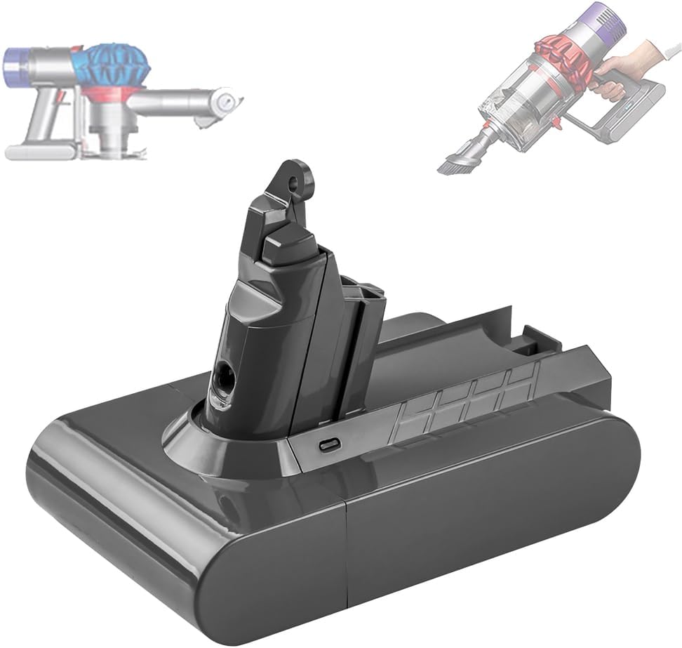 21.6V V6 Handheld Vacuum Cleaner Battery 1500mAh 2200mAh 2500mAh 3000mAh 3500mAh 4000mAh Sweeper Power Battery for DC58/DC61/DC72/SV06 Series