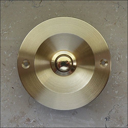 Preisvergleich Produktbild Messing Klingel, Klingelplatte Klingeltaster Türklingel