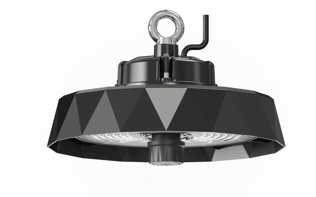LED Hallenstrahler mit Bewegungsmelder - UFO Highbay Hallenleuchte 3000K 4000K 6500K - 120/160/200W DIP - 60/90/120° - Deckenleuchte 0-10V dimmbar - IP65 IK08 - mit Bewegungssensor