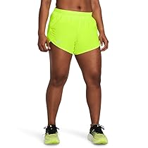 Under Armour Damen Fly By 3In Short Laufbekleidung Laufshorts High Vis Yellow 731 – Neongelb XS