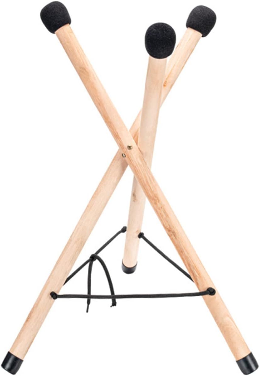 Professional Tongue Drum Stand Wooden Bracket for Hand Pan Drum Stable Durable Design with Non Slip Caps for Practice Performance